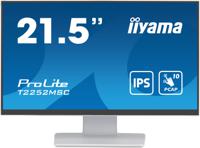 Iiyama 21,5 WHITE Bonded PCAP Touchscreen monitor Energielabel: C (A - G) 54.6 cm (21.5 inch) 1920 x 1080 Pixel 16:9 5 ms HDMI, DisplayPort, USB 3.2 Gen 1 IPS