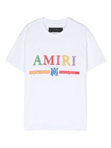 AMIRI KIDS t-shirt en coton à logo imprimé - Blanc