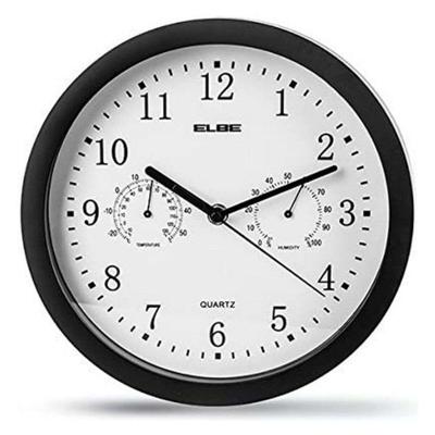 Muurklok ELBE RP-1005-N Wit/Zwart