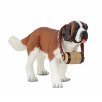 Plastic speelgoed figuur Sint Bernard 13 cm Plastic speelgoed figuur Sint Bernard 13 cm