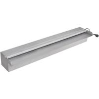 VidaXL Zwembadwaterval met led&apos;s rechthoekig 60 cm roestvrij staal
