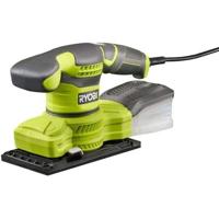 RYOBI vibrerende schuurmachine 1/3 van de plaat - 200 W - Zuigsysteem - Plastic opvangbak + 3 schuurmiddelen
