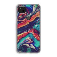 Chameleon Sun: Google Pixel 4a Transparant Hoesje