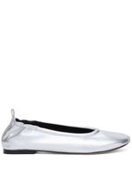 3.1 Phillip Lim ID metallic-finish ballerina shoes - Argent - thumbnail