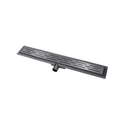 BWS Douchegoot Flens Met Uitneembare Haarfilter 80x7x6.7 cm Gunmetal Aqua Splash