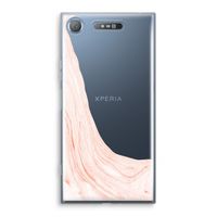 Peach bath: Sony Xperia XZ1 Transparant Hoesje Peach bath: Sony Xperia XZ1 Transparant Hoesje