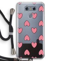 Ondersteboven verliefd: LG G6 Transparant Hoesje met koord Ondersteboven verliefd: LG G6 Transparant Hoesje met koord