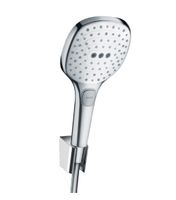 Hansgrohe Raindance Select E badset met doucheslang 160cm chroom/wit - thumbnail