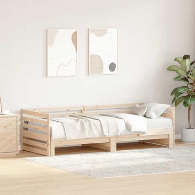 Dagbed met onderschuifbed zonder matras 80x200 cm