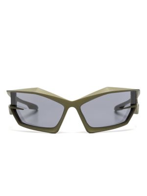 Givenchy Eyewear lunettes de soleil Giv Cut Shield - Vert