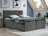 Boxspring TITEMA 160x200 cm grijs