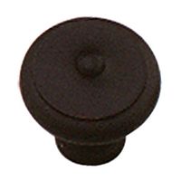 Intersteel Meubelknop ø30mm - smeedijzer zwart