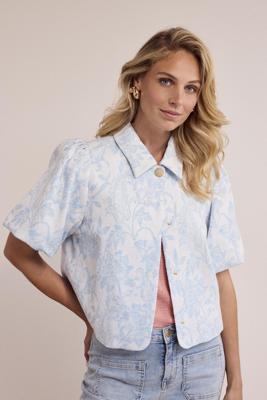 Tramontana Denim Jacquard Jacket C10-19-801 Spijkerjasjes 000043-lightbluedenim Tramontana Denim Jacquard Jacket C10-19-801 Spijkerjasjes 000043-lightbluedenim
