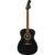 Fender Monterey Standard WN Black Top elektrisch-akoestische westerngitaar met gigbag