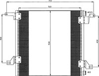 Condensor, airconditioning 35526