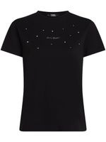 Karl Lagerfeld rhinestone-embellished T-shirt - Noir - thumbnail