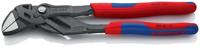 Knipex sleuteltang | lengte 250 mm zwart gefosfateerd | spanwijdte 52 mm meercomponenten mantels | 1 stuk - 86 02 250 - 86 02 250