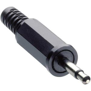 Lumberg KLS 10 Jackplug 2,5 mm Stekker, recht Aantal polen: 2 Mono Zwart 1 stuk(s)