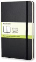 Moleskine notitieboek, ft 13 x 21 cm, effen, harde cover, 240 bladzijden, zwart