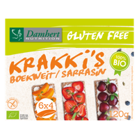 Damhert Boekweit krakki s glutenvrij bio 100 Gram