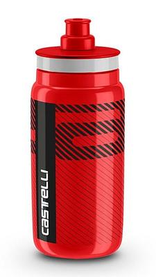 Castelli water bottle bidon 550ml rood
