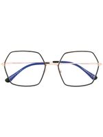 TOM FORD Eyewear lunettes de vue à monture géométrique - Métallisé