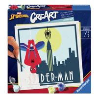 Ravensburger Creart schilderen op nummer - marvel/spiderman - thumbnail