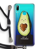 Avocuddle: Huawei P Smart (2019) Transparant Hoesje met koord