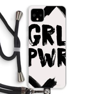 Girl Power #2: Pixel 4 XL Transparant Hoesje met koord