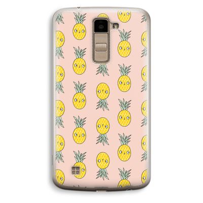 Ananas: LG K10 (2016) Transparant Hoesje