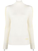 Moncler polo-neck jumper - Blanc