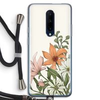 Floral bouquet: OnePlus 7 Pro Transparant Hoesje met koord