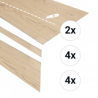 Douwes Dekker - PVC complete traptreden set Panna Cotta 152,4cm (PVC)