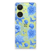 TPU Case voor OnePlus Nord CE 3 Lite Flowers Blue