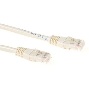 ACT IB1051 CAT6A U/UTP LSZH Patchkabel - Ivoor - 1,5 meter