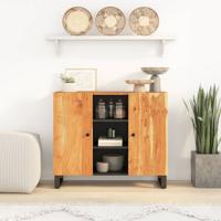 Dressoir met 2 deuren 90x33x75 cm massief acaciahout