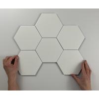 Cifre Ceramica Hexagon Timeless wand- en vloertegel - 15x17cm - 9mm - Zeshoek - Wit mat SW07311860-6 - thumbnail