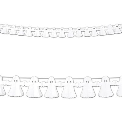 Witte spookjes slinger 4 meter