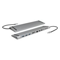 LogiLink UA0373 Laptopdockingstation Geschikt voor merk: Universeel USB-C Power Delivery, Geïntegreerde kaartlezer - thumbnail