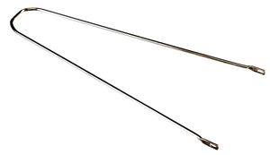 Gazelle spatbordstang b45t 28" 340mm zilver