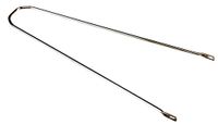 Gazelle spatbordstang b45t 28" 351mm zilver