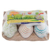 Grafix Paaseieren kleuren met stiften, 6st.