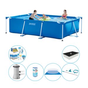 Intex Frame Pool Rechthoekig 300x200x75 cm - Zwembad Combinatie Deal