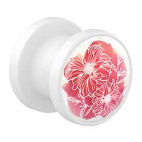 Tunnel met La vie en rouge Acryl Tunnels & Plugs