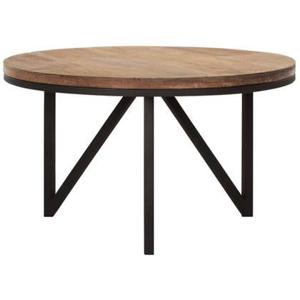 DTP Home Coffee table Odeon round medium,35xØ60 cm, recycled teakwood