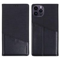 Muxma MX109 iPhone 14 Pro Wallet Case - Zwart