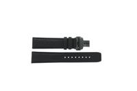 Horlogeband Tissot T600046571 / T1314303605200A Leder Zwart 20mm