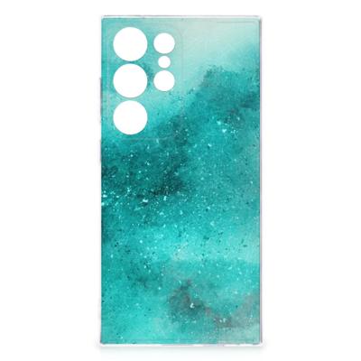 Smartphone hoesje Samsung Galaxy S24 Ultra Painting Blue Smartphone hoesje Samsung Galaxy S24 Ultra Painting Blue