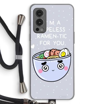 I'm A Hopeless Ramen-Tic For You: OnePlus Nord 2 5G Transparant Hoesje met koord