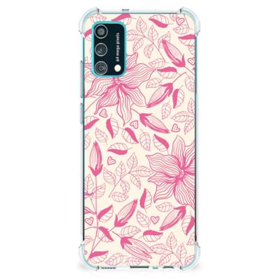 Samsung Galaxy M02s | A02s Case Pink Flowers Samsung Galaxy M02s | A02s Case Pink Flowers